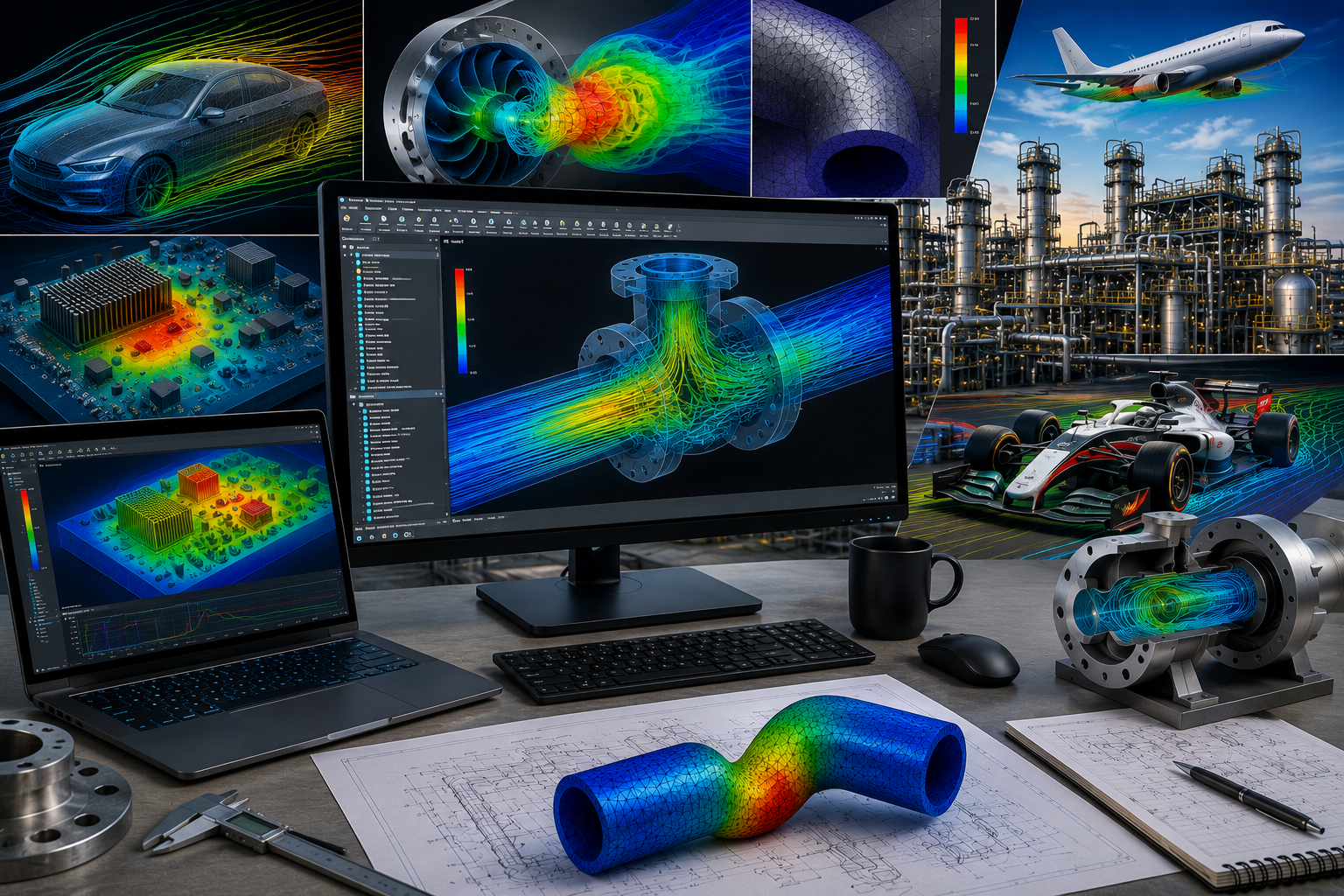CFD training course using ANSYS Fluent and OpenFOAM