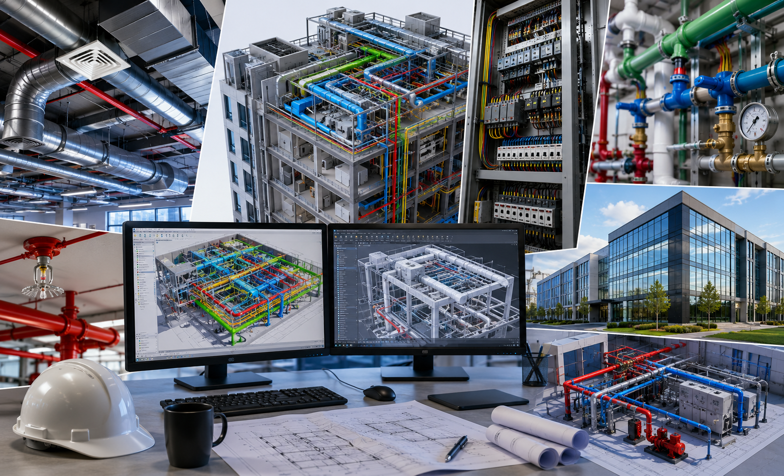 MEP engineering training in HVAC, electrical, plumbing, fire protection and BIM