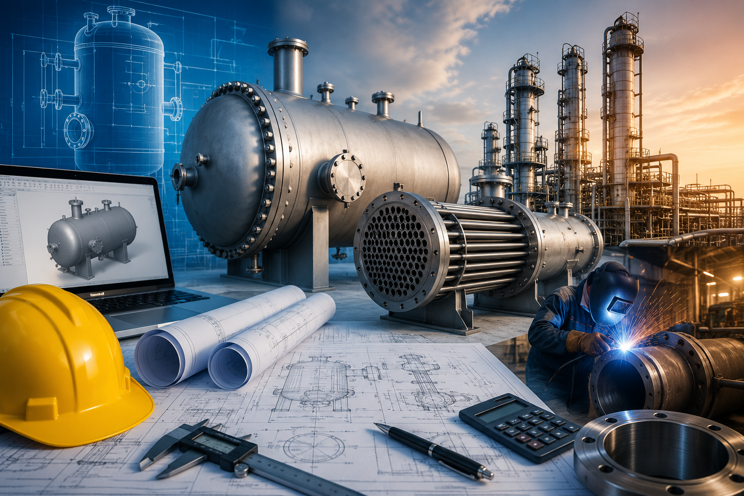 Static equipment design training for pressure vessels, heat exchangers and PV Elite